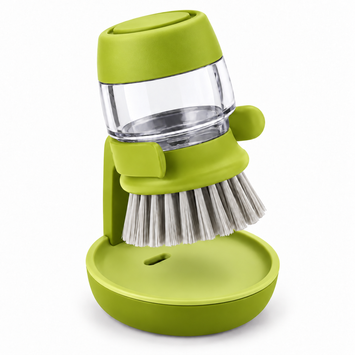 Refillable Soap-Dispensing Dish Brush