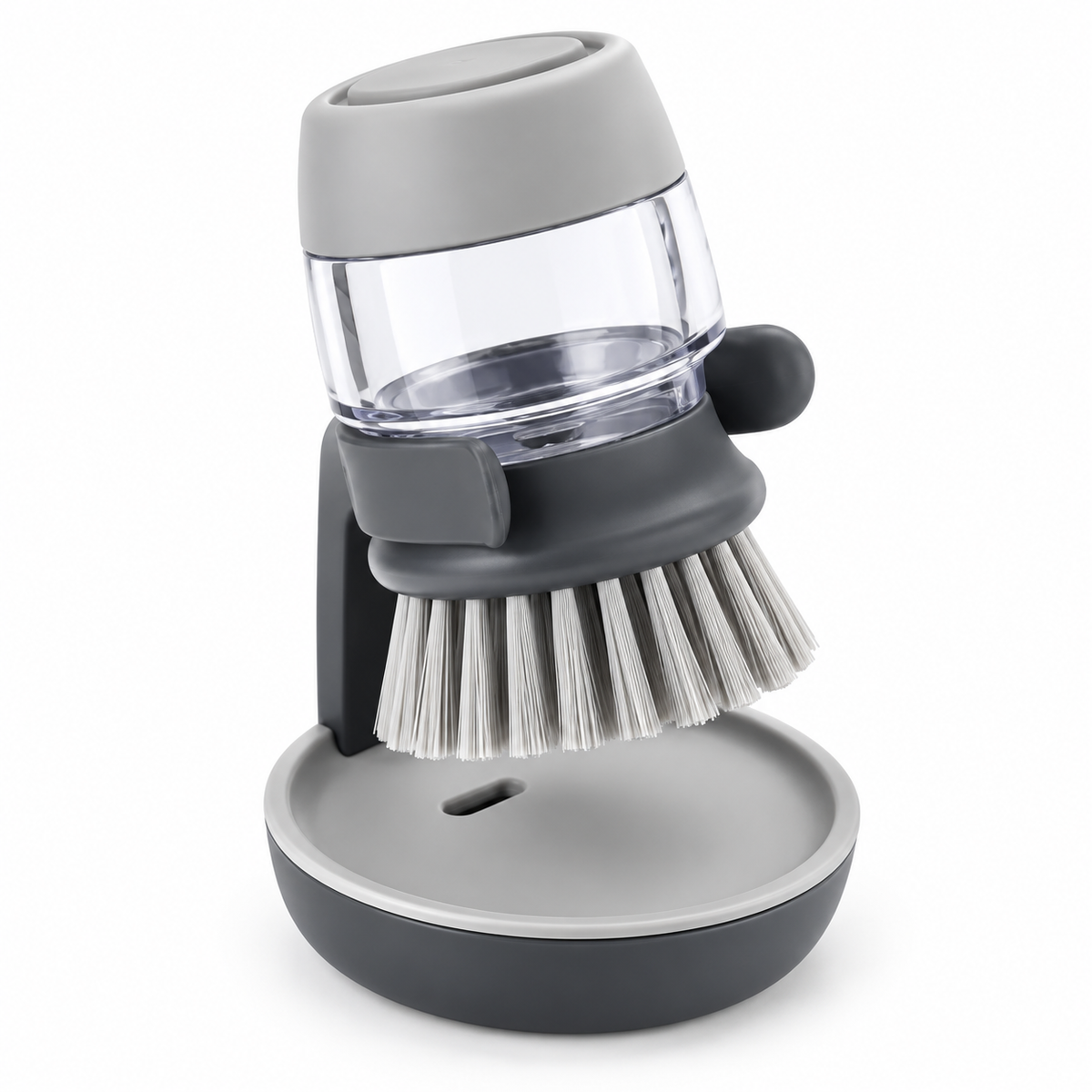 Refillable Soap-Dispensing Dish Brush