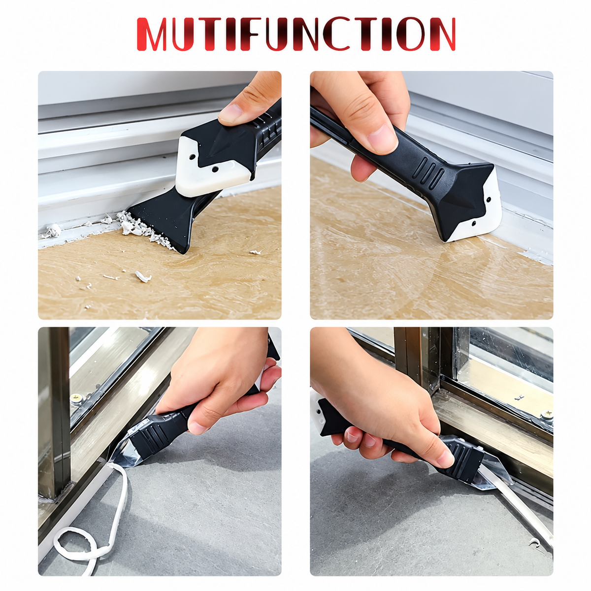 Multi-Function Grout & Sealant Scraper Kit